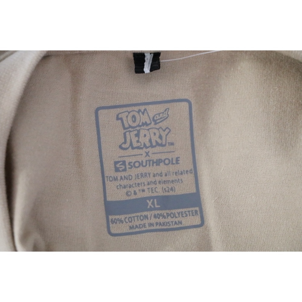Tom & Jerry x South Pole Tan Short Sleeve Graphic Tee - Picture 2 of 3